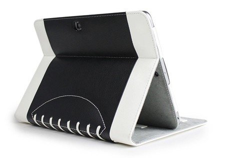 Noratio Smart Cover - Football Style für Galaxy Tab 3 / 4 - 10.1 - Schwarz