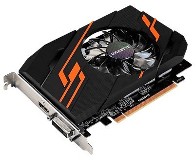 Nvidia GeForce GT 1030 Grafikkarte mit 2 GB GDDR5 Speicher - 1x DVI 1x HDMI