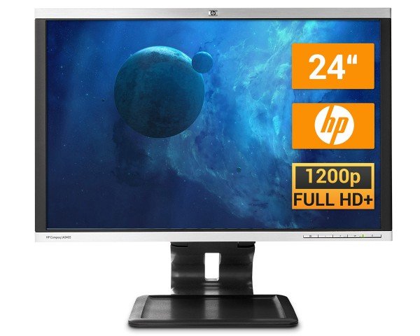 HP LA2405x - 24 Zoll Full HD TFT Flachbildschirm Monitor - Schwarz / Silber