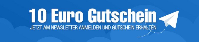 Newsletter anmelden / Gutschein