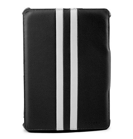 Noratio Smart Cover - Retro Style für Apple iPad Air - schwarz