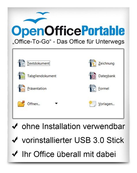 OpenOffice Portable auf 32 GB USB-Stick