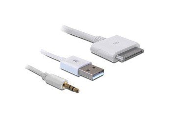 Lade- und Datenkabel für IPhone/IPod USB 2.0 1m weiss