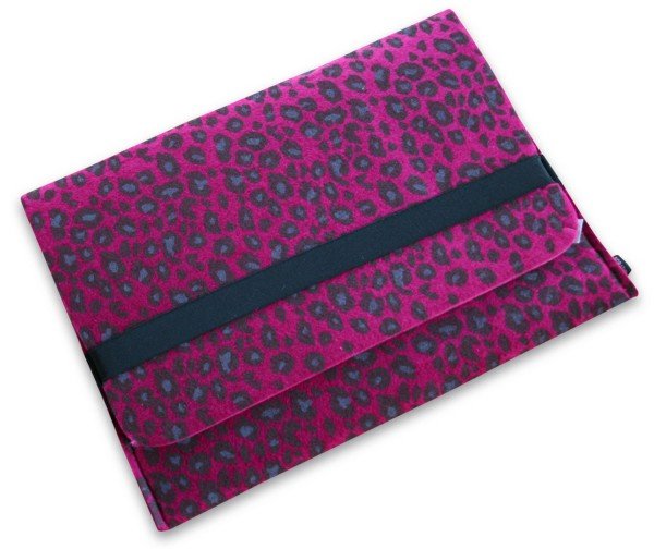 Notebooktasche / Sleeve Noratio LEO aus Filz für 13,3 Zoll Laptops - Bordauxe